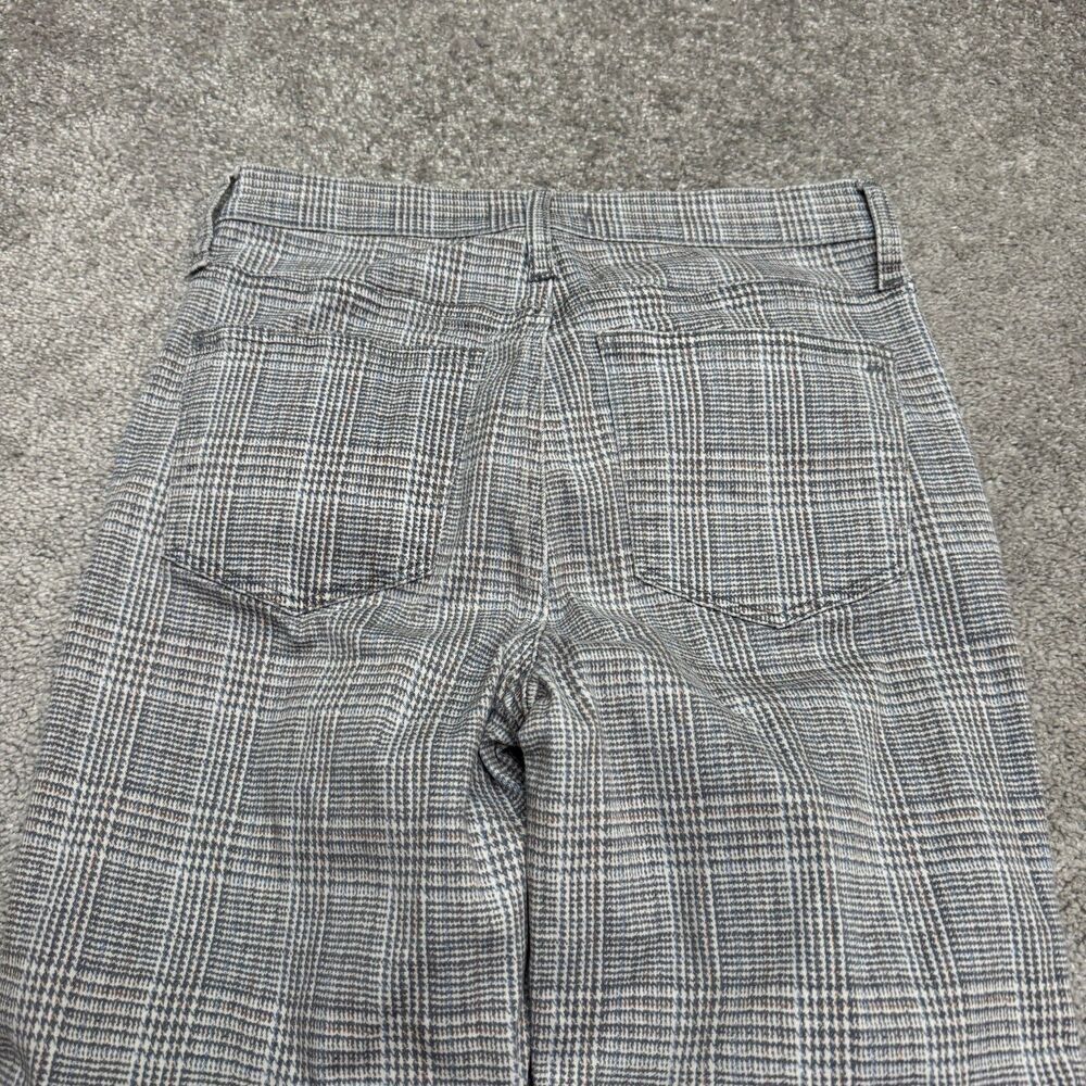Madewell Stovepipe Ankle Jeans Womens 27 Glen Plaid Gray Straight Leg High Rise - Picture 4 of 16
